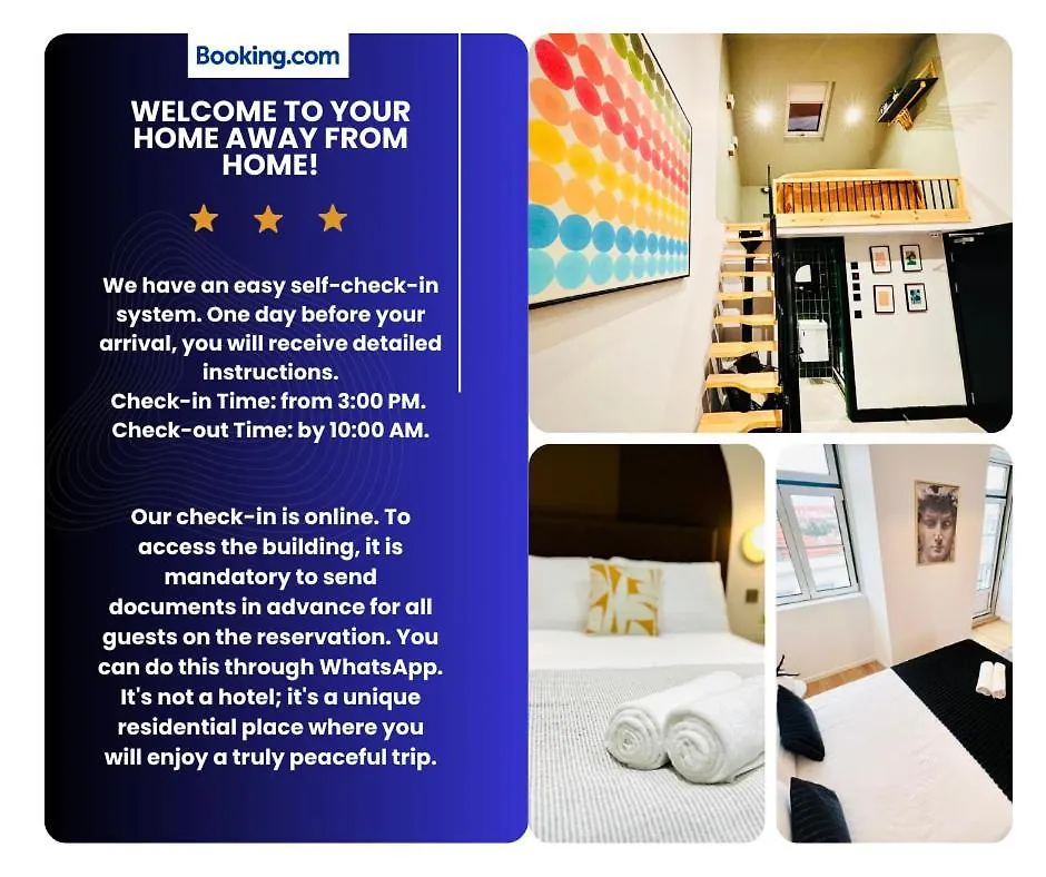 Lisbon Orange House - Beautiful Two-Bedroom Apartment 1D Portugal